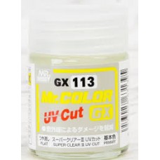 GX-113 Mr.Color Super Clear III UV Cut Flat 18ml.